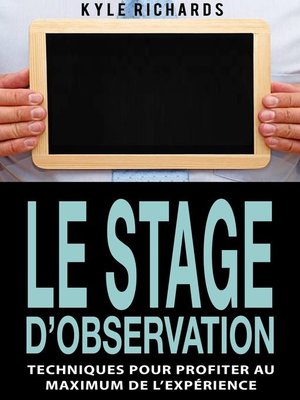 cover image of Le stage d'observation
